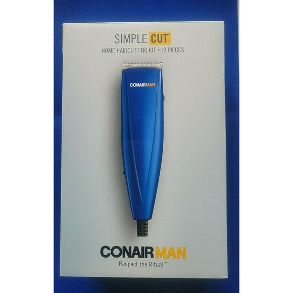 Conair Simple Cut Hair Clippers Haircutting Clipper Kit 12 Piece Set Trimmer - Picture 1 of 5